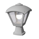 FUMAGALLI - Floor lamp Body colour: Grey + Clear Diffuser Material 96DARIO250MF/GR