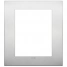 VIMAR - 19668.15 - Classic plate 8M metal Aluminium