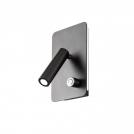 REDO GROUP - Аплик  QUDA  01-1494 SQ LONG LED 1x6W+1x3W 3000K BLACK 