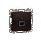 SCHNEIDER ELECTRIC - SDD181461 Sedna Design & Elements - CAT 6 UTP, RJ45, wenge