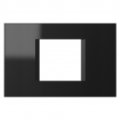 TEM - OL23NB Frame 2/3M, color Black gloss, Modul