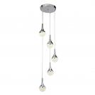 SEARCHLIGHT - Пендел WAVE TEARDROP 5875-5CC LED 28W, 1847lm, 4000K