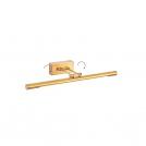 ACA LIGHTING - wall luminaire    PN10LEDW50BR ^WALL MOUNTED LIGHTING LED 12W 3000K 780LM BRASS METALLIC IP44 50X6X19CM RIO 