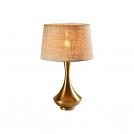 ELMARK - PIETRO TABLE LAMP 1XE27 GOLD/FLAX - 955PIETRO1T