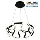 VIVALUX - LED lighting fixture MEANDRA-P 54W black CCT-switch 3000-4000-6000K - VIV005166