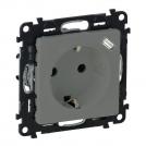 LEGRAND - Контакт ШУКО 16A защита за деца +USB тип C 753335 Valena Life алуминий