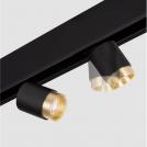 NOVA LUCE - Спот за магнитна шина Д: 18 Ш: 5.5 В: 2.5см.  9010306  ULTRA SLIM  LED DALI 10W DC48V Bridgelux 719Lm >90 3000K IP20