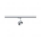 PAULMANN - Спот за шина 91391  ProRail3 LED track spot Aldan✴533.8lm⚡ 8W⚡ 4000K ⚡dimmable ~230V✴Сребро / Черно
