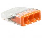 WAGO - 2273-203 Pluggable Terminal Block, 3 Ways, 2.5 mm², Clamp (1)