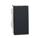 SCHNEIDER ELECTRIC - NU310354 New Unica - Two-way switch 10A screwless 1 module antracite 