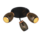 TRIO - BIDAR – R61573380 excl. 3x E14 · max. 10W Black-gold