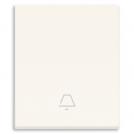VIMAR - Face plate for in-line mechanism white, lightable bell symbol - 31000.2CB