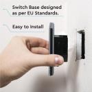 V-TAC - 1 Gang 1 Way Switch Black SKU: 8385 VT-5111 (3)