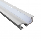 ACA LIGHTING - ARPY RECESSED ALUMINUM PROFILE P168U WITH OPAL PC DIFFUSER 2m/pc P168U