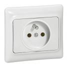 LEGRAND - French standard socket outlet with shutters 2P+E 16A 250V white  782127
