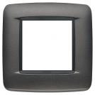 VIMAR - 20672.15 - Round plate 2M Bright matt anthracite