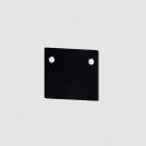 POLARIS LIGHTING - Крайна капачка за Магнитна шина черно OM MINI SLIM 23mm 48V PL1210B