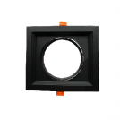 ACA LIGHTING - Черна луна за вграждане AR111 XMQ 185x185 XMQAR1B