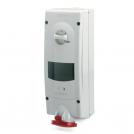 SCAME - Industrial socket 3P+N+E 16A IP44 with mechanical locking and 6 DIN modules Advance 2 series 567.1687