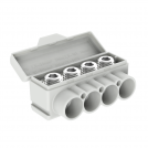 MOREK - SLT50-4 grey Al 10-50/Cu 2.5-35 mm2 1000V Distribution block  MAS4050A10