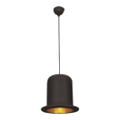 AZZARDO - CAPELLO LP 6004 aluminium/ metal base black/gold