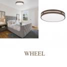 NOVA LUCE - Плафон  Ø45, В:6 см.   9081212   WHEEL ⚡ LED 30W ⚡ 1825Lm ⚡ 3000K ⚡ CRI>90 ⚡ 230V ⚡ IP20 ✴ Кафе