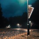 ACA LIGHTING - HARP 360 LED STREET POLE MOTIF 9,6m 2-WIRE ROPE LIGHT 6,4m STRING LIGHTS WW&CW STEADY IP65 150x60cm 1.5m LEAD CABLE X1736012115