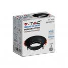 V-TAC - GU10 Корпус Кръг Черен PC  SKU: 6633 (4)