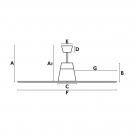 FARO - TYPHOON Brown ceiling fan with DC motor 33490-16 (1)