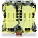 WAGO - Terminal YELLOW/GRAY 185mm2 SCREWLESS with ground connection to base series TOPJOB® S  285-1181