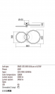 REDO GROUP - ceiling luminaire SPELL 01-2224 LED 43W 4386lm 3000K CH dimmable (1)