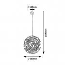 RABALUX - LED Пендел EUDORA 16W 880lm 3000K IP20 72220 (4)