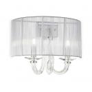 IDEAL LUX - wall luminaire SWAN AP2 Argento 208503