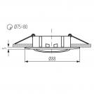 KANLUX - Ceiling-mounted spotlight fitting LUTO White  CTX-DT02B-W 2590 (1)