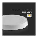 V-TAC - 24W LED Панел Външен Монтаж Кръг 4000K SKU: 7880 (3)