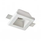 ACA LIGHTING - SQUARE GYPSUM TRIMLESS SPOT LUMINAIRE ZOE GU10 G90011C
