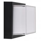 V-TAC - 12W LED Wall Light Black Square 4000K SKU: 218544  VT-828