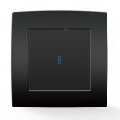 ELMARK - 193011L - ONE BUTTON ONE WAY SWITCH WITH LIGHT ANTHRACITE CITY 