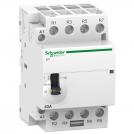 SCHNEIDER ELECTRIC - Модулен контактор Acti 9 iCT 63A 4NO 230…240Vac с ръчно управление 3 мод. A9C21864