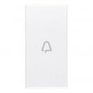 VIMAR - 20131.C.B - Axial button 1M bell symbol white