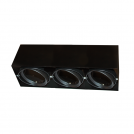 ACA LIGHTING - Black Moon for outdoor mounting triple 3хAR111 150x450x120 MCDAR3B