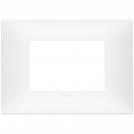 VIMAR - 09673.11 cover plate - 3 centered module matt white color NEVE UP