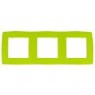 ACA LIGHTING - PRIME 3 GANG FRAME IP20 LIGHT GREEN 1000119208