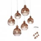 REDO GROUP - Пендел PLUMEN 01-2070 E14, 6X40W, CS