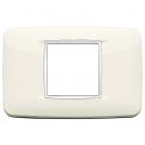 VIMAR - 20682.B01 - Round plate 2centrM Bright arctic white