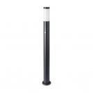 V-TAC - Е27 Градинска Лампа 110cm PIR Сензор Неръждавейка Стомана Черен IP44 SKU 8983 VT-838 