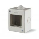 SCAME - Bracket for outdoor installation IP40 2 mod. Unibox color GRAY - 136.4122