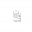 SMARTER - ceiling luminaire QUARA 01-559 E27, 1 x max. 42W, IP44 (1)