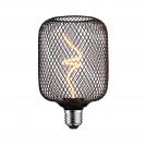 PAULMANN - 29262   Metallic Glow Standard 230V LED bulb Zyl ⚡ E27 ⚡ 160lm ⚡ 4W ⚡ 1800K dimmable ✴ Black