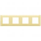 VIMAR - 14669.46 - Plate 8M (2+2+2+2) 71mm Reflex cedar 